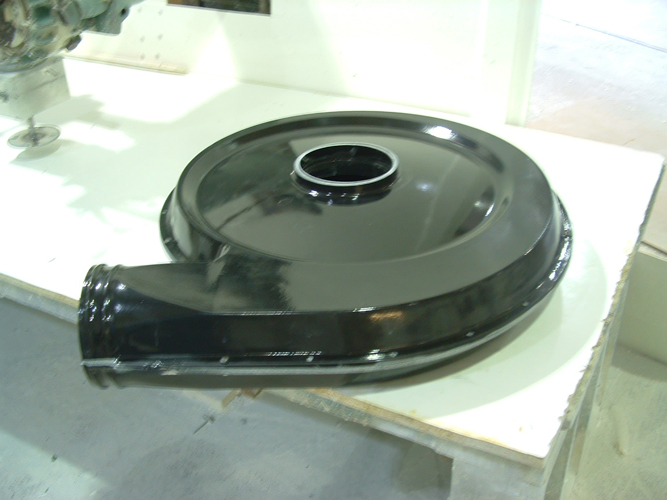 shiny block fan cover for machinery